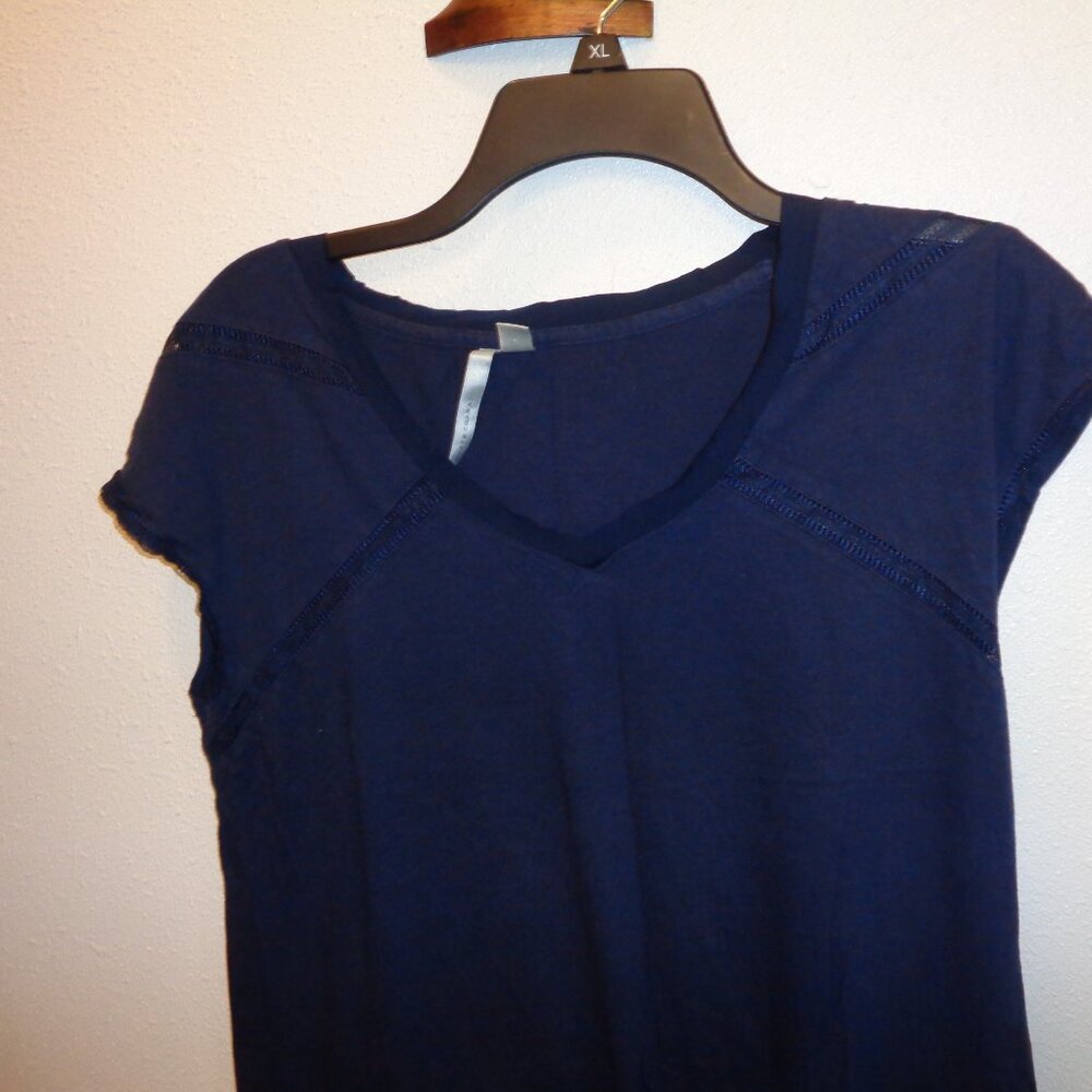LC Lauren Conrad Women's Short Sleeve Top Size Medium - Picture 2 of 8